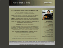 Tablet Screenshot of playguitarandsing.com